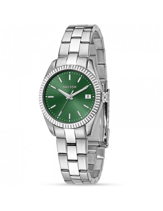 Orologio Sector da Donna - 240 - Silver - 32mm - Verde - R3253240508