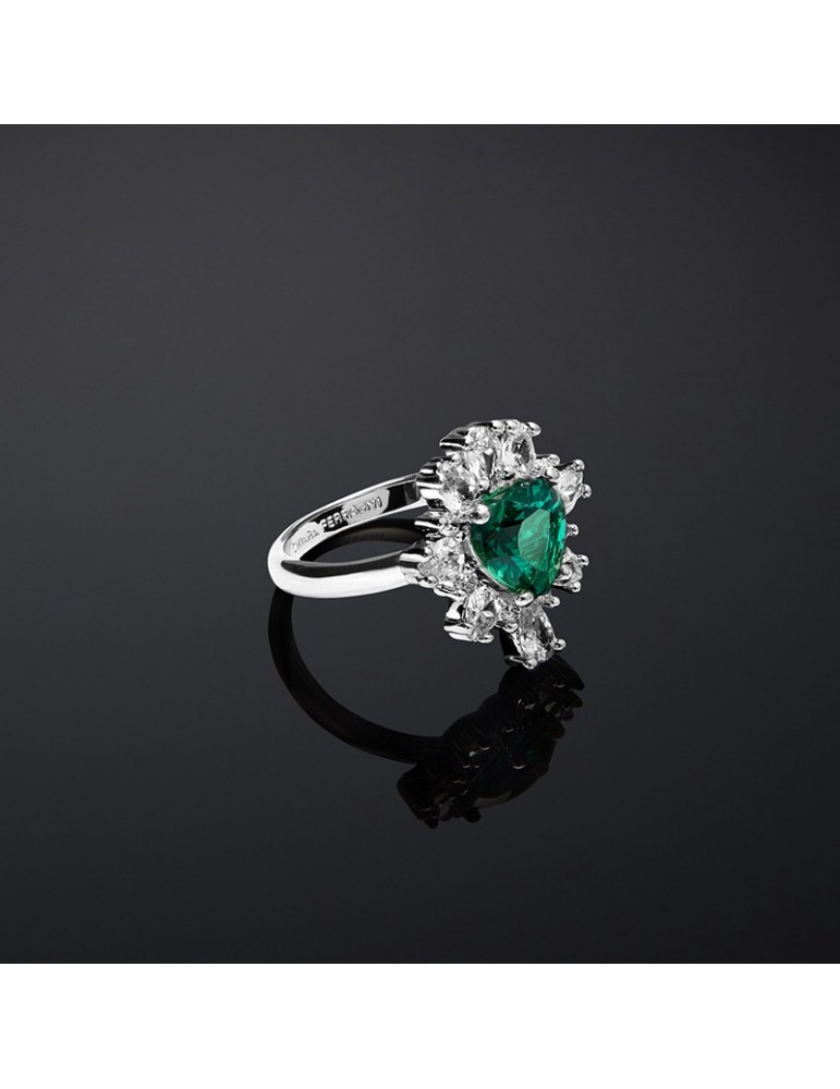 Anello Chiara Ferragni-Emerlad-Cubic Zirconia-Pietra Verde-J19AWJ21014