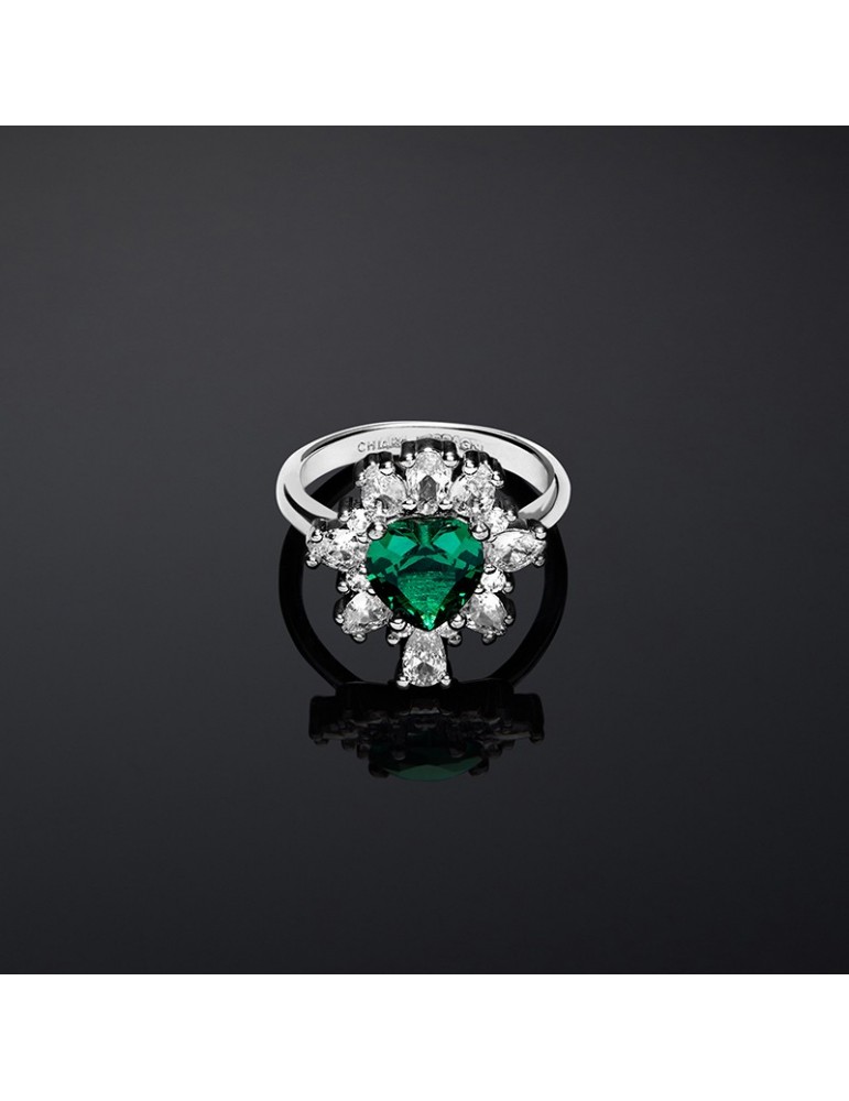 Anello Chiara Ferragni-Emerlad-Cubic Zirconia-Pietra Verde-J19AWJ21014