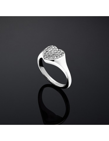 Chiara Ferragni Ring - Signet - Silver - Heart - J19AXD10014