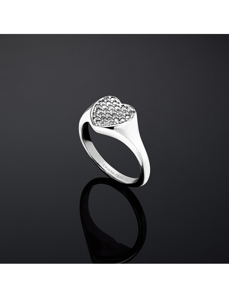 Chiara Ferragni Ring - Signet - Silver - Heart - J19AXD10014