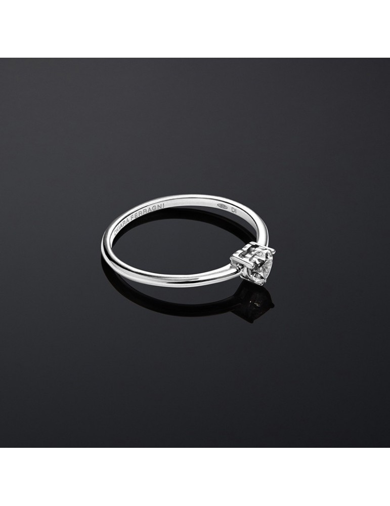 Anello Chiara Ferragni - Solitario-Argento-Cristallo-Cuore-J19AXD11014