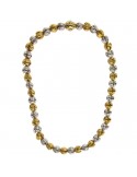 Chimento Necklace - Flower Buds in 18k White Gold and Yellow Gold 45cm - 0