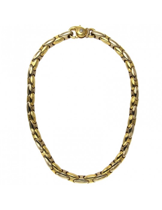 Collana Chimento - Bamboo - Oro Bianco - Oro Giallo 18 carati 45 cm - 1G00331ZB2450