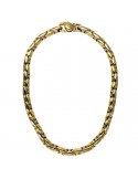 Chimento Necklace - Bamboo in 18k White and Yellow Gold 45 cm - 0