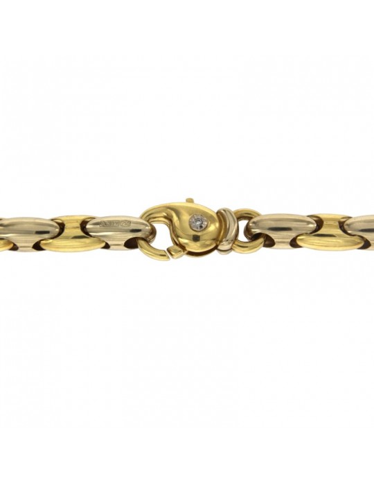 Collana Chimento - Bamboo - Oro Bianco - Oro Giallo 18 carati 45 cm - 1G00331ZB2450
