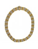 Collana Chimento - Double - Oro Giallo - Oro Bianco - Diamante - 1G00671ZBB410