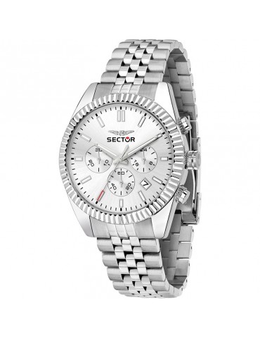 Orologio Sector - 240 - Cronografo - Silver - 41mm -Bianco-R3273640001