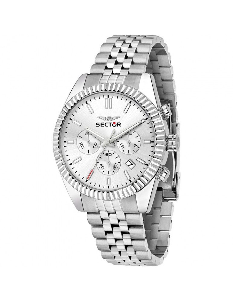 Orologio Sector - 240 - Cronografo - Silver - 41mm -Bianco-R3273640001