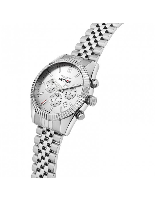Orologio Sector - 240 - Cronografo - Silver - 41mm -Bianco-R3273640001