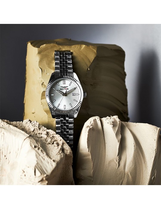 Sector Men's Watch - 240 - Silver - 41mm - White - R3253240014