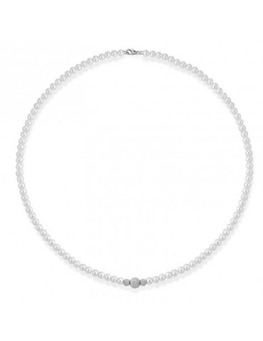 Collana Lelune - Young - Perle Freshwater 4,5-5mm - Sfere - Oro - LLNK2901