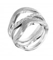 Chimento Ring Woman - in White Gold with Diamonds - 0