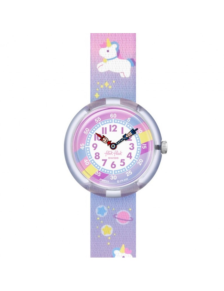 Orologio Flik Flak - Cuddly Unicorn - Rosa - 32mm - Unicorni - FBNP213