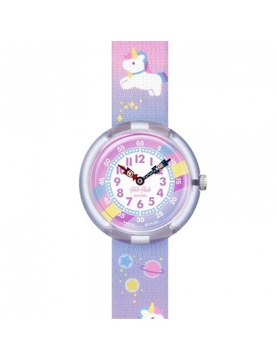 Orologio Flik Flak - Cuddly Unicorn - Rosa - 32mm - Unicorni - FBNP213