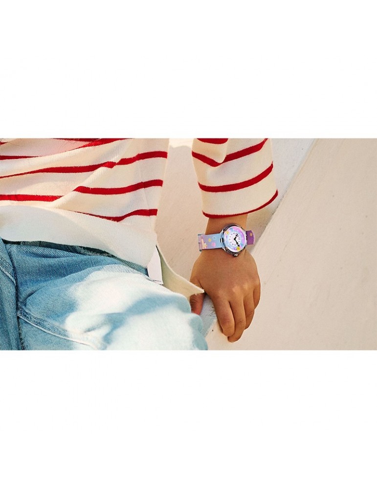 Orologio Flik Flak - Cuddly Unicorn - Rosa - 32mm - Unicorni - FBNP213