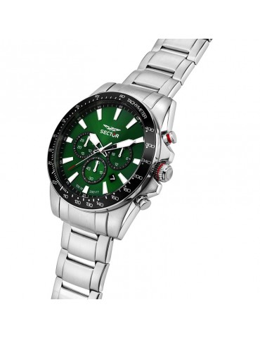 Sector Watch - 450 - Chronograph - Silver - 43mm - Green-R3273776010 2