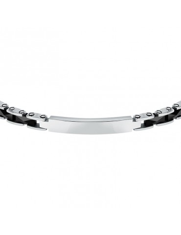 Sector Bracelet - Ceramic - 316L Steel - Plates - Black Elements - SAFR35 2