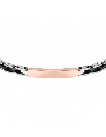 Sector Bracelet - Ceramic - 316L Steel - Pink Plate - SAFR36 2