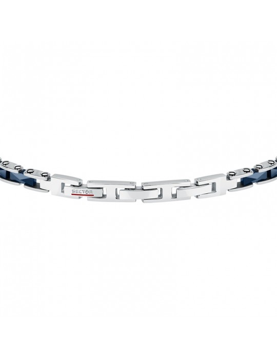 Sector Bracelet - Ceramic - 316L Steel - Blue Plates - Elements-SAFR37