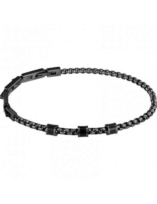 Sector Bracelet - Premium - 316L Steel - IP Metal Gun - SAVK08