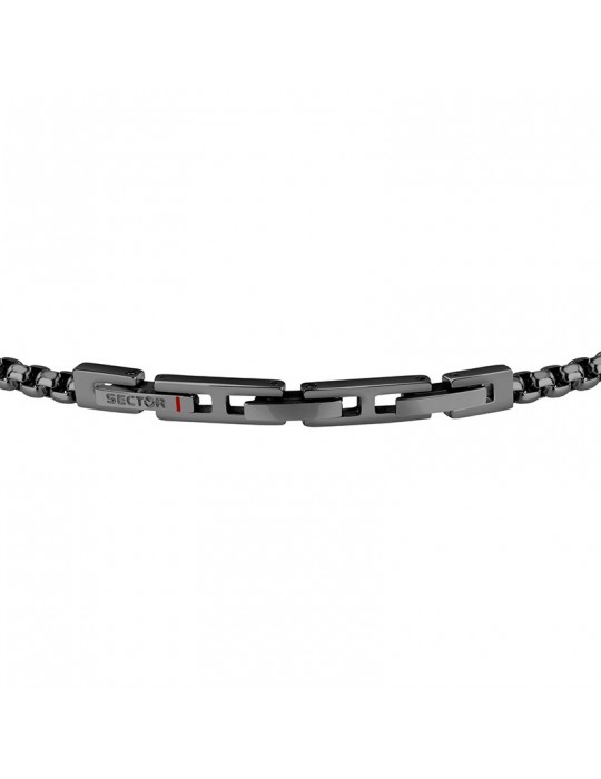 Sector Bracelet - Premium - 316L Steel - IP Metal Gun - SAVK08