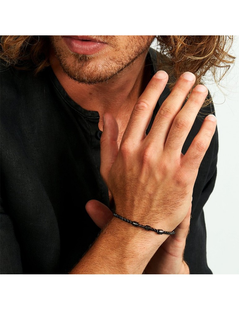 Bracciale Sector - Premium - Acciaio 316L - IP Metal Gun - SAVK08