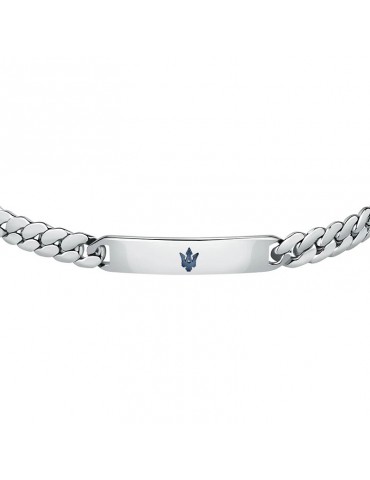 Maserati Bracelet - Jewels - 316L Steel - Blue IP Trident - JM222AVD05 2