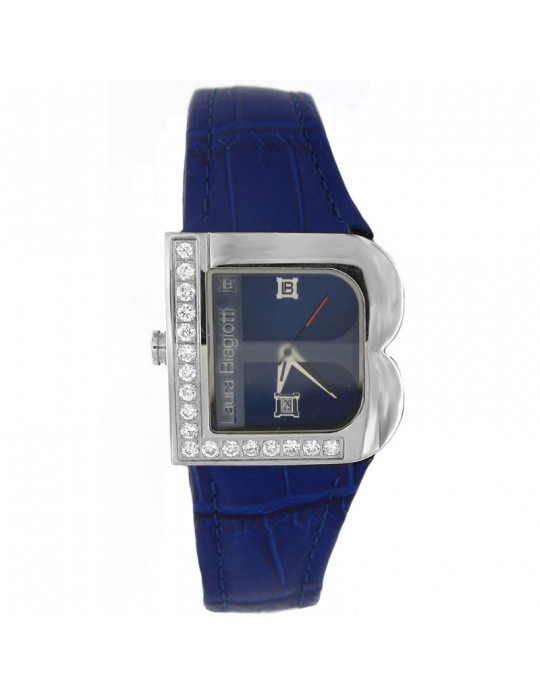 Orologio Laura Biagiotti - Hera - Blu - 36mm - Cristalli - LB0001L02Z