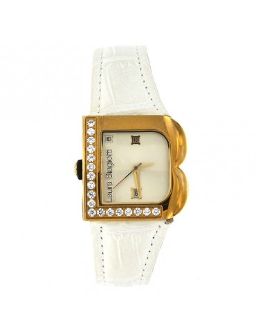 Orologio Laura Biagiotti - Hera -Bianco-36mm-Gold-Cristalli-LB0001L08Z