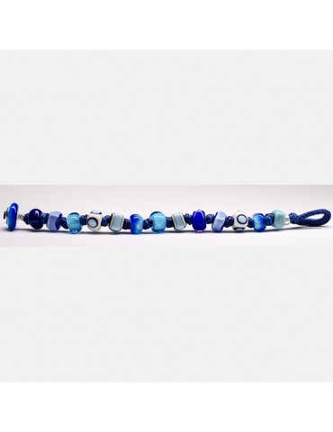 Bracciale Moi - Oceano - Perle - Vetro di Murano Blu - Bianco - OCEANO 2