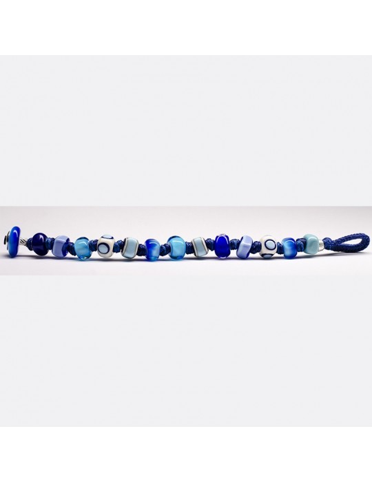 Moi Bracelet - Ocean - Pearls - Murano Glass Blue - White - OCEAN
