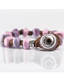 Moi Bracelet - Portugal - Pearls - Pink - Purple - PORTUGAL