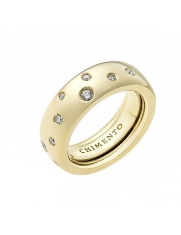 Chimento Woman's Ring - Forever Brio in 18k Yellow Gold with Natural Diamonds 0.44 carats - 0
