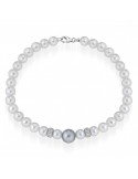 Bracciale Lelune - Principessa - Perle Freshwater - Oro Puntinato - LLBR034