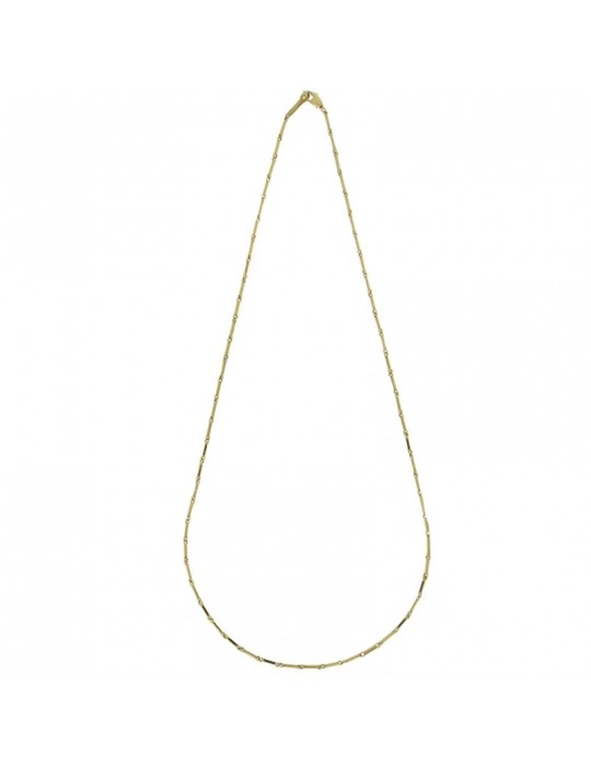 Chimento Necklace - Tradition Gold Bamboo Classic in 18k Yellow Gold 50 cm - 0