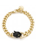 Bracciale Unoaerre  - Groumette - Gold - Testa di Pantera - 8EXB0034G