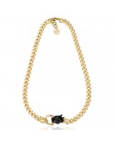 Unoaerre Choker - Groumette - Panther Head - Black - 8EXH0044G
