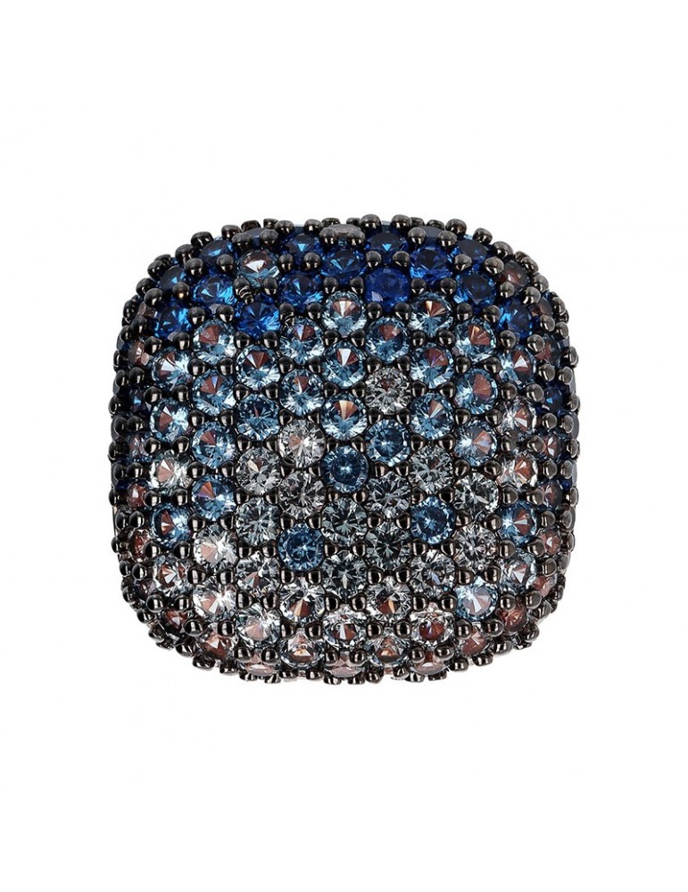 Anello Bronzallure - Chevalier -Quadrato-Cubic Zirconia-WSBZ01126.BLUE