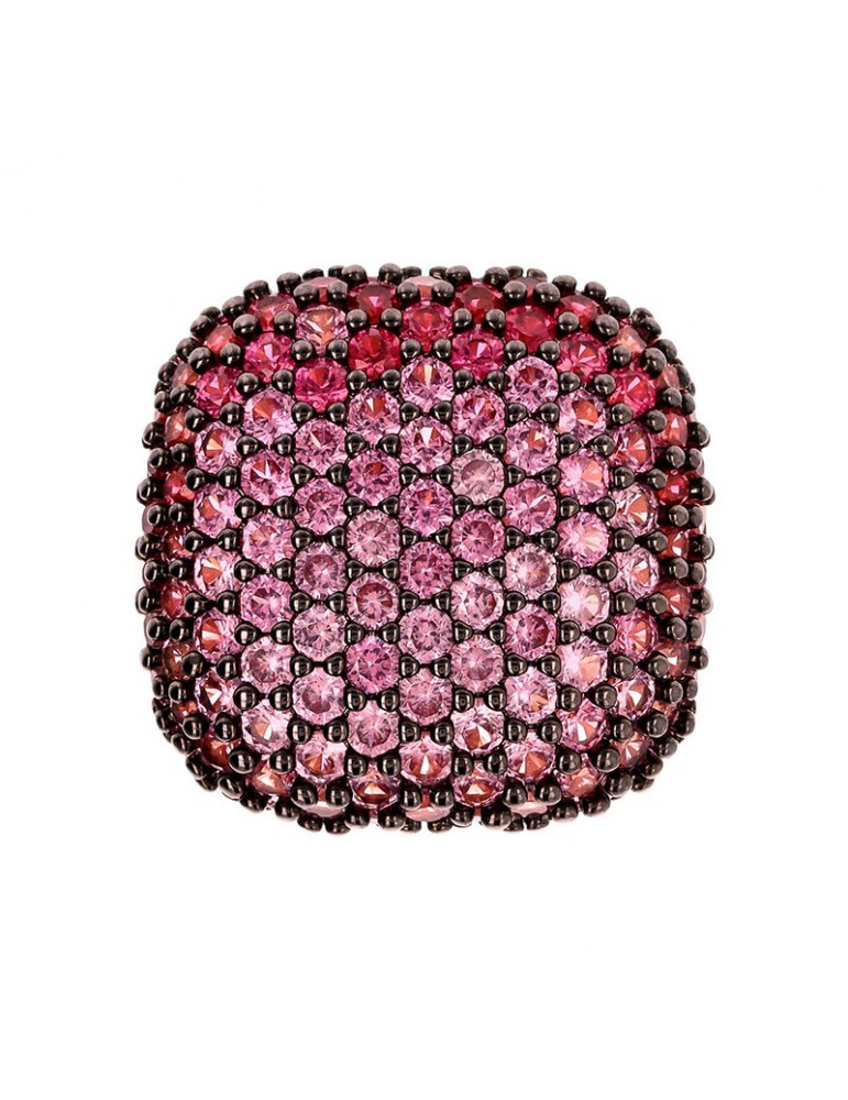 Bronzallure Ring - Chevalier - Square - Cubic Zirconia - WSBZ01126.ROSE