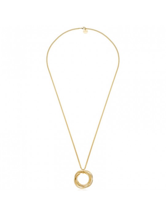 Collana Unoaerre - Lunga - Gold - Pendente a Cerchi - 4EXH0074G