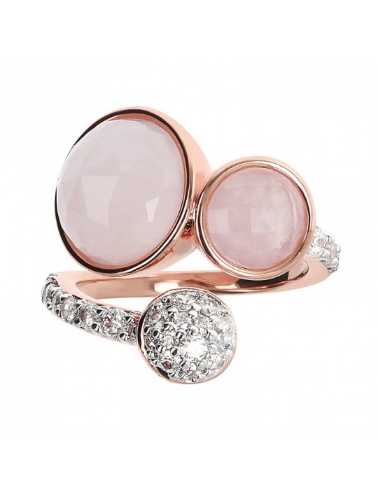 Ring Bronzallure-Altissima-Contrariè-Quartz-Cubic Zirconia-WSBZ02064.RQ