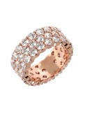 Bronzallure Ring - Altissima -Three Rows-Cubic Zirconia-WSBZ01931.W-18