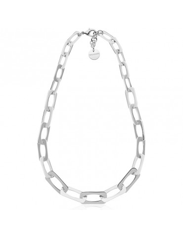 Unoaerre Necklace for Women - Dinamica - Silver-Flat Chain-16EXH0024B