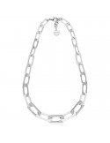 Unoaerre Necklace for Women - Dinamica - Silver-Flat Chain-16EXH0024B