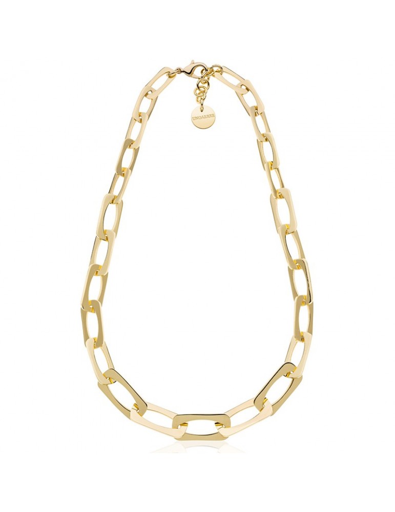 Collana Unoaerre da Donna - Dinamica - Gold - Catena Piatta-16EXH0024G