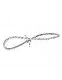 Bracciale Tennis Davite&Delucchi - Oro Bianco 18 Carati - Diamanti 0,80 ct
