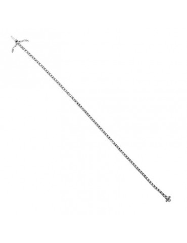 Davite&Delucchi Tennis Bracelet - in 18K White Gold with 0.80 ct White Diamonds - 0 2