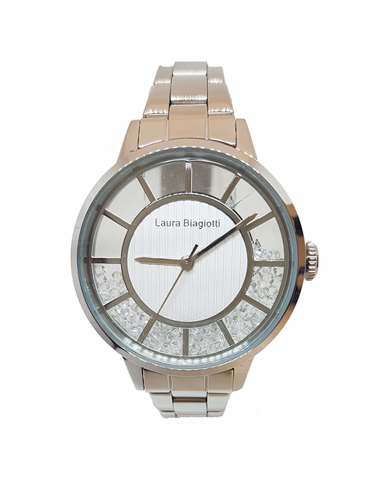 Laura Biagiotti watch - Electra - Silver - 36mm - Stones -LBWELE333