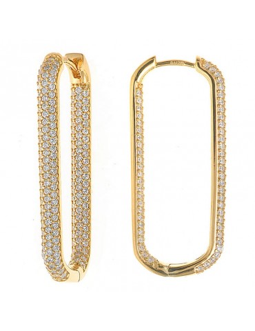 Orecchini Salvatore Plata -Astral-Cerchio-Gold-Cubic Zirconia-136A0643